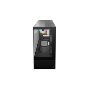 AEROCOOL VIEWPORT MINI ARGB 3*12CM Fanlı Temperli Cam Yan Ön Panel USB 3.0 MATX Kasa