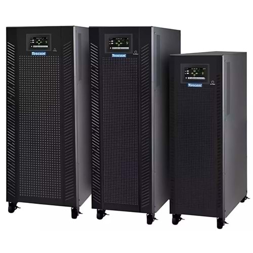 Tescom Teos 330 30KVA 3F/3F (64X7AH) RS-232 6/15 DK LCD Online UPS (Trifaze)