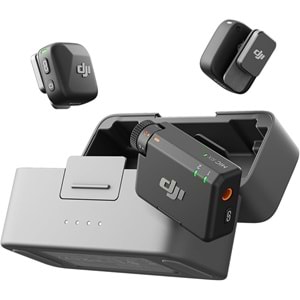 DJI MIC MINI KABLOSUZ MİKROFON (2TX-1RX-CHARGING CASE) (RESMI DIST GARANTILI)