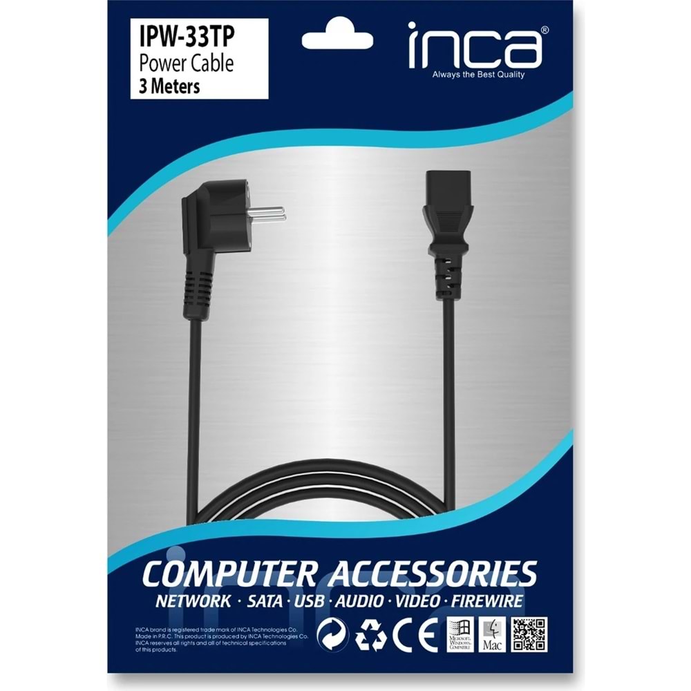 Inca IPW-33TP 3MT Power Güç Kablosu