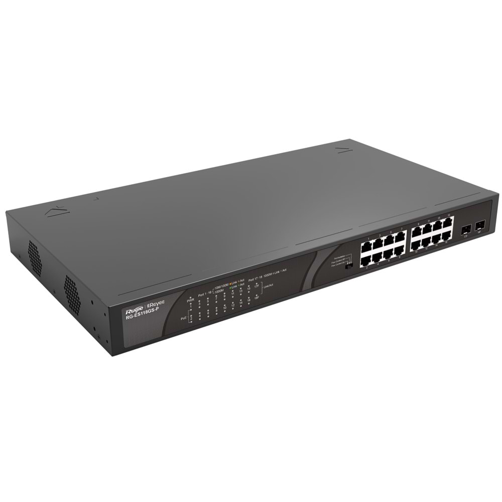 Ruijie Reyee RG-ES118GS-P 18-Por 10/100/1000 Mbps PoE (247W)