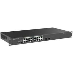 Ruijie Reyee RG-ES118GS-PL 16-Port Gigabit+2X1GB SFP Uplink Rackmount 247W Poe