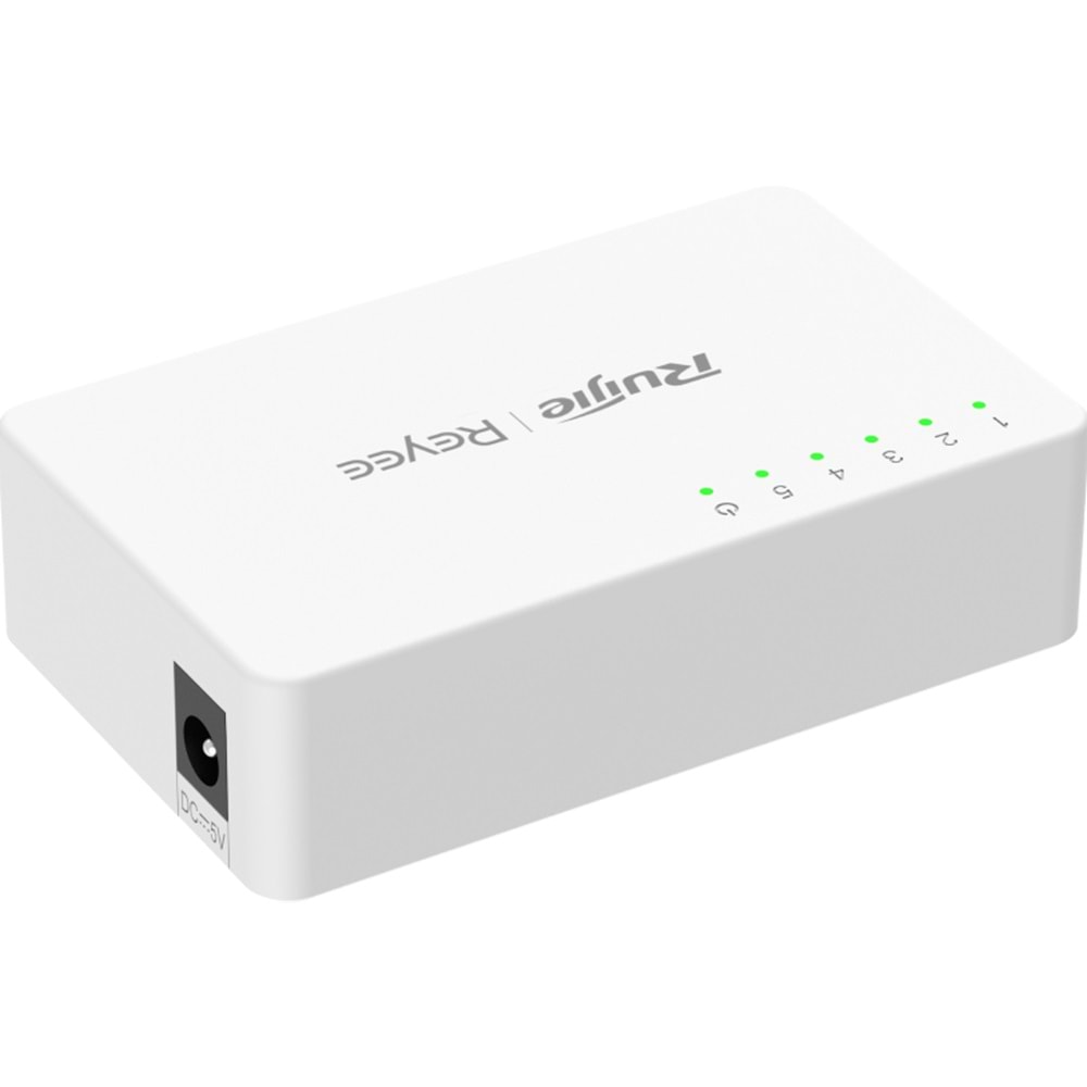 Ruijie Reyee RG-ES05F 5-Port 10/100 Mbps Tak Çalıştır Plastik Kasa Switch