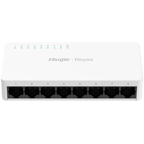 Ruijie Reyee RG-ES08G-L 8-Port Gigabit Tak Çalıştır Plastik Kasa Switch