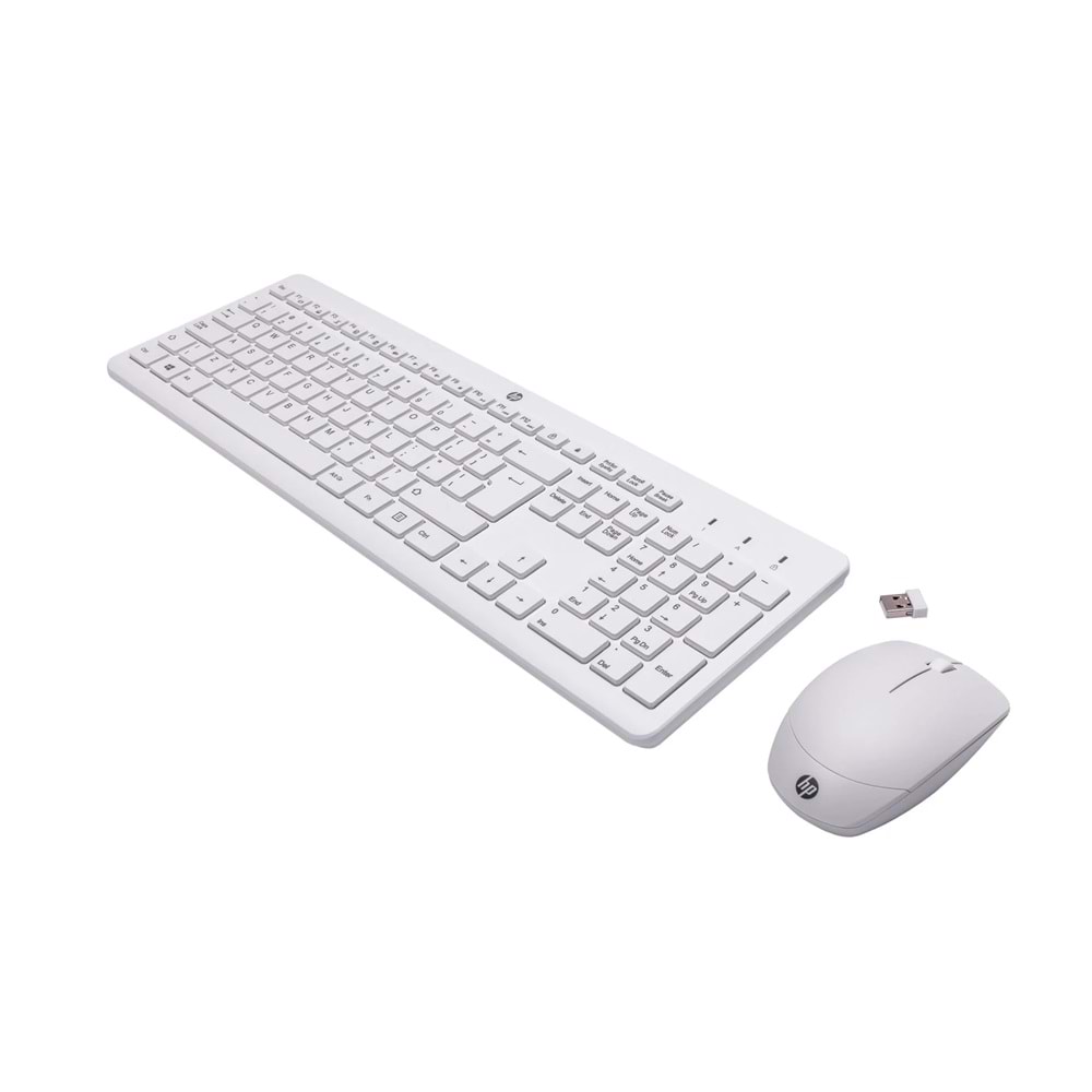 HP 3L1F0A 230 WL Klavye Mouse Set Combo Beyaz TR