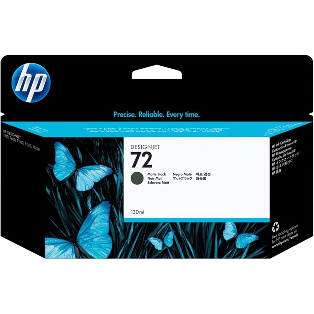 HP C9403A Mat Siyah Mürekkep Kartuş (72)
