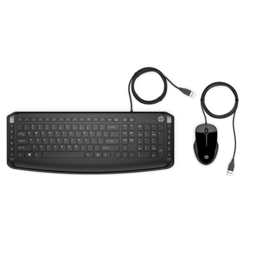 HP Pavilion 200 Kablolu Set Siyah (9DF28AA)