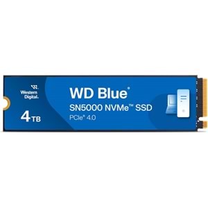 WD Blue SN5000 4TB M.2 NVMe SSD (5500/5000)