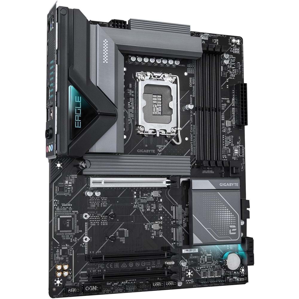 Gigabyte B860 Eagle Wifi 6E D5 1851 Hdmi Dp Type-C