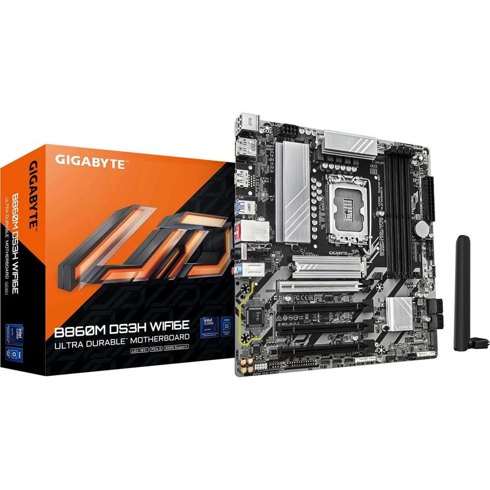 Gigabyte B860M DS3H Wifi 6E D5 1851 Hdmi Dp Type-C