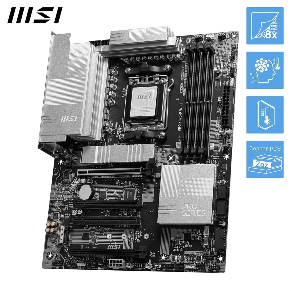 MSI X870 Gaming Plus Wifi AM5 Ryzen D5 Dp Type-C