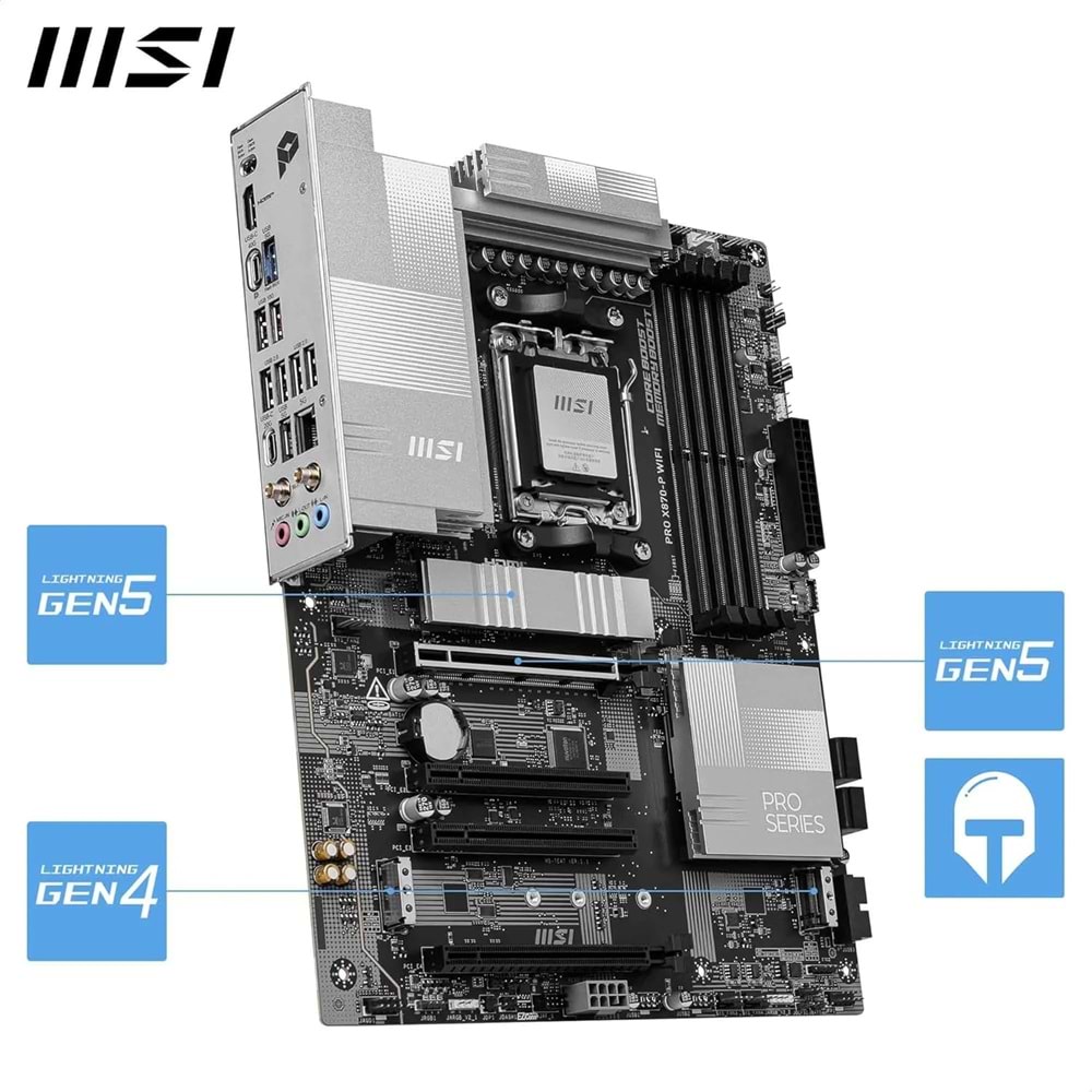 MSI X870 Gaming Plus Wifi AM5 Ryzen D5 Dp Type-C