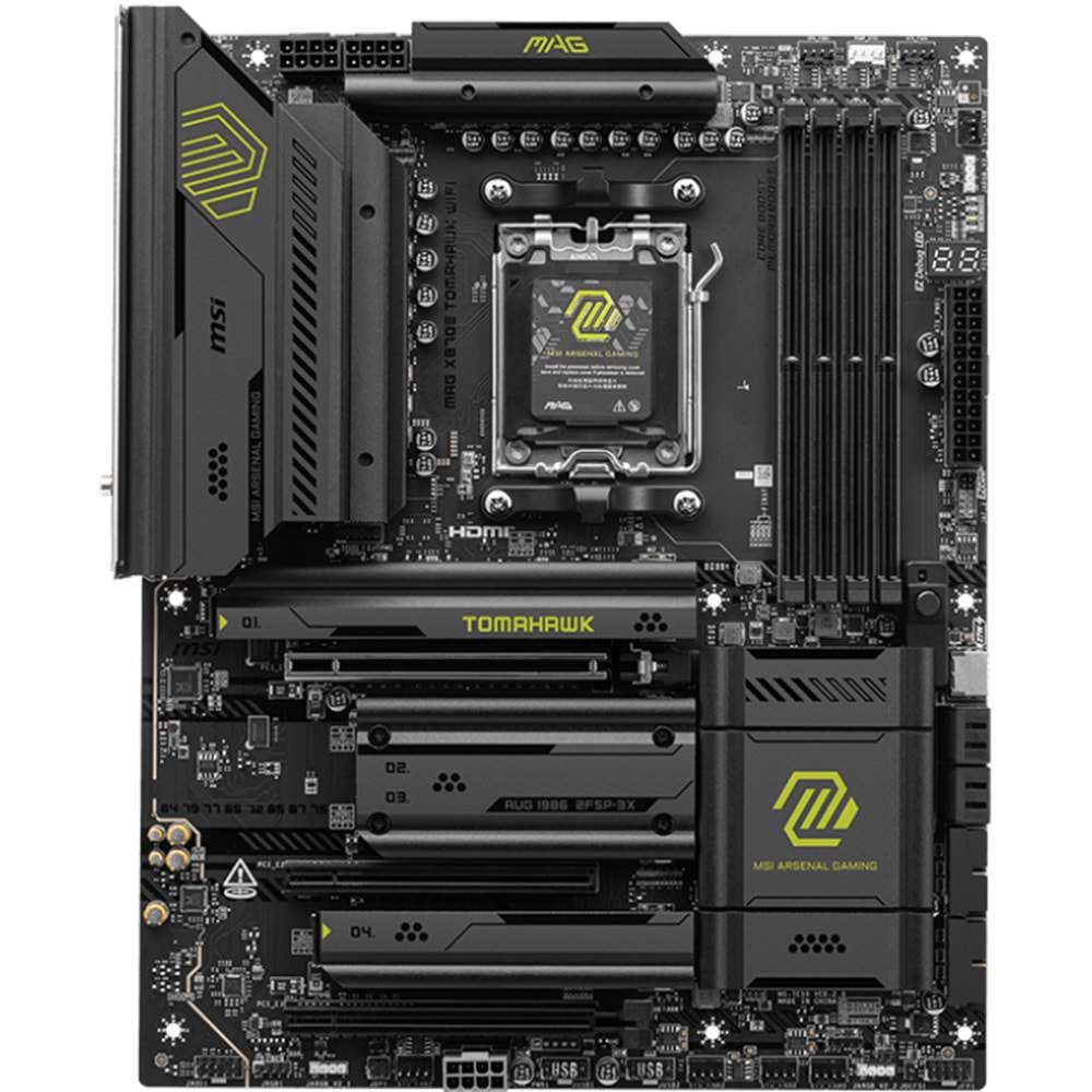 MSI Mag X870E Tomahawk Wifi AM5 Ryzen D5 Type-C