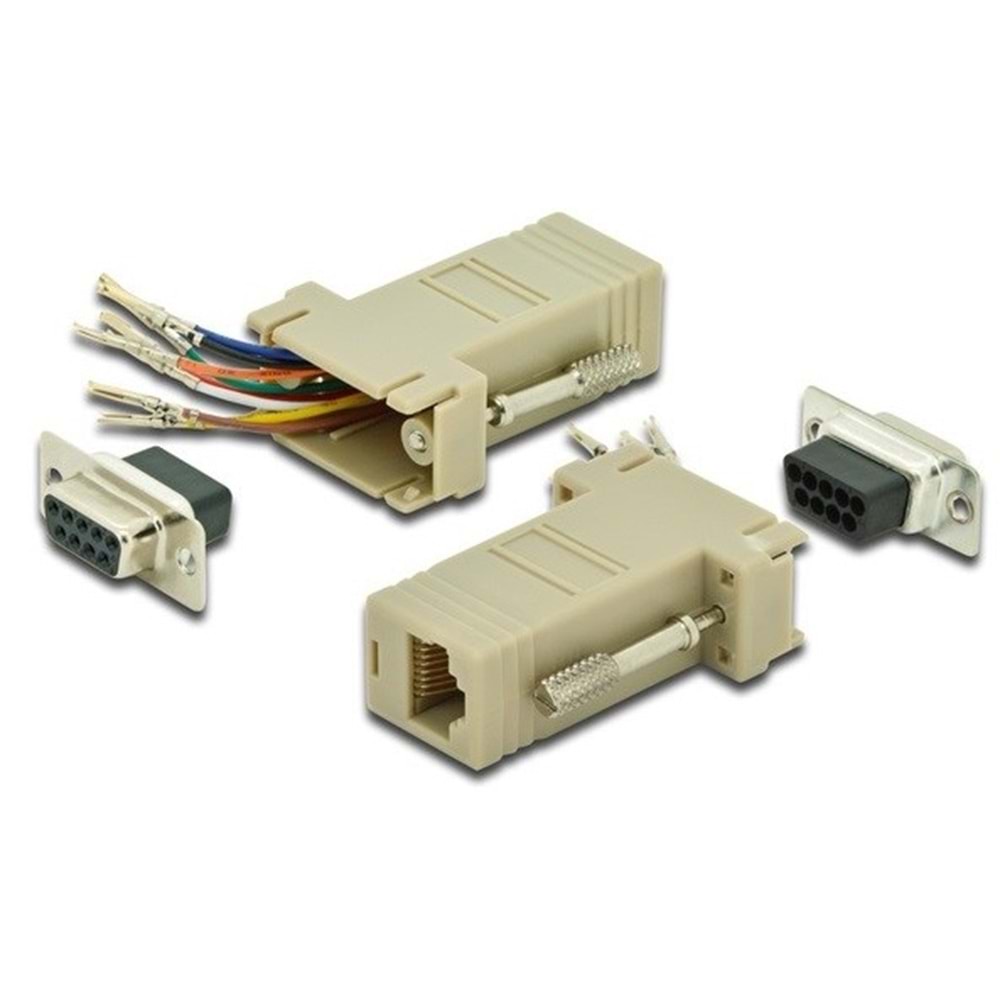 Digitus AK-610516-000-I DB9to RJ45 Modüler Adaptör