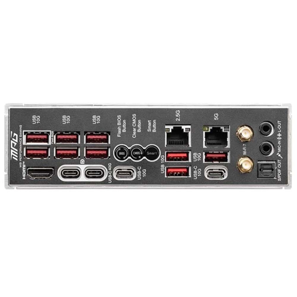 MSI Mpg X870E Carbon Wifi AM5 Ryzen D5 Type-C