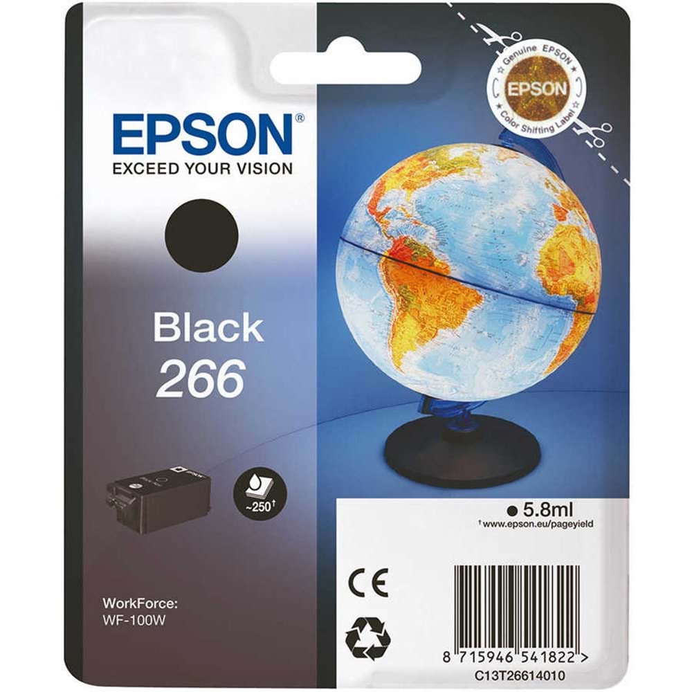 Epson 266 Mürekkep Kartuş Siyah
