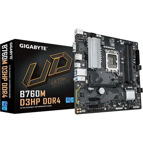 Gigabyte B760M D3HP D4 1700P Vga Hdmi Dp Usb3.2