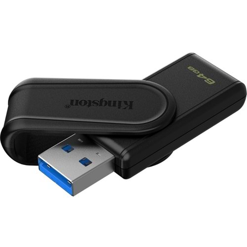 Kingston Exodia S 64GB USB 3.2 Gen Flash Bellek Siyah - DTXS/64GB
