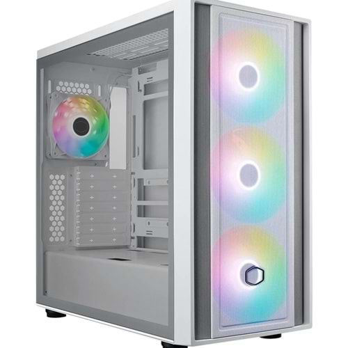 Cooler Master MasterBox 600 TG ARGB Beyaz Psu yok