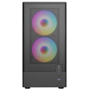 Frisby 550W (FC-8975B) 3X RGB Mesh Mini ITX Kasa