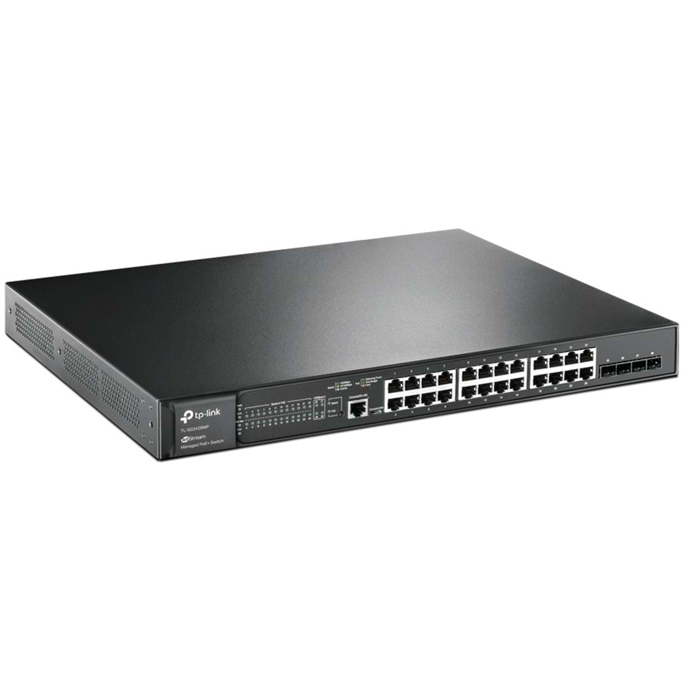Omada SG3428MP JetStream 28-Port Giga. L2+ Managed 4-SFP 24-PoE(384W