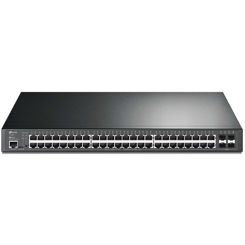 Omada SG3452P JetStream 52-Port Gigabit L2+ Managed Switch 48-Por PoE