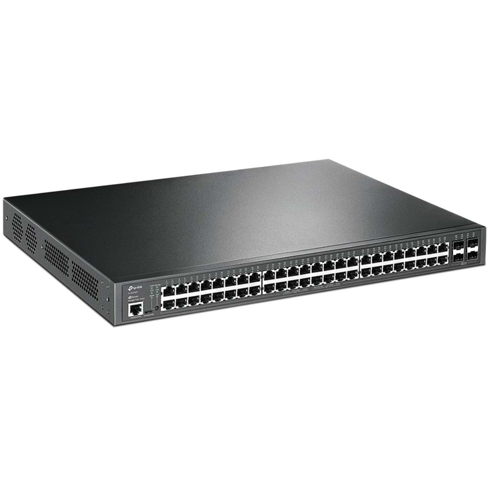 Omada SG3452P JetStream 52-Port Gigabit L2+ Managed Switch 48-Por PoE