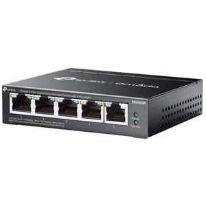 Omada ES205GP 5-Port Easy Managed Switch 4 Portlu PoE+