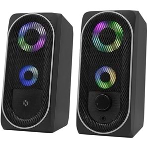 Frisby FS-2138U 2.0 RGB LED Hoparlör Sistemi Siyah (USB)