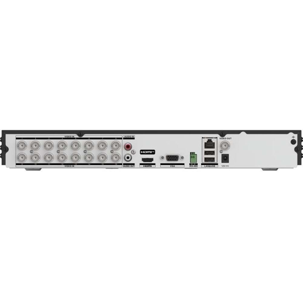 Hikvision iDS-7216HQHI-M2/XT 1080P 16 Kanal H.265+ HD-TVI AcuSense Kayıt Cihazı