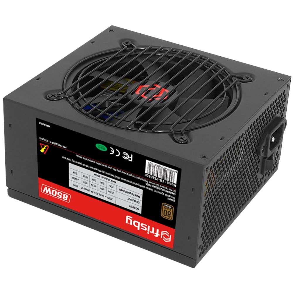 Frisby 850W 80+ Bronze 12 cm Fan Power Supply (FR-PS8580P)
