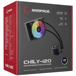 Rampage CHILY-120 1800RPM Intel/Amd 120mm Sıvı Soğutmalı ARGB CPU Fan