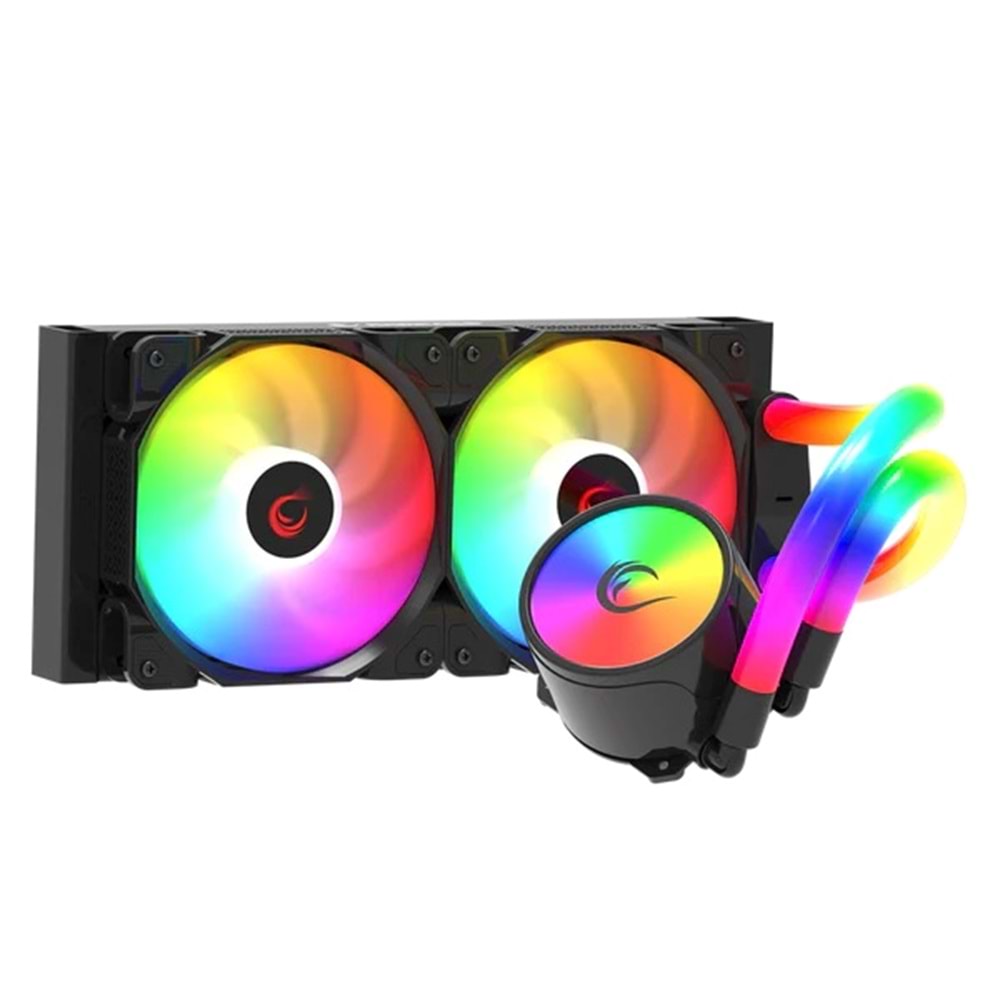 Rampage ICEBLADE-C6 2000RPM AM5/LGA1700 240mm Sıvı Soğutmalı ARGB CPU Fan (Siyah