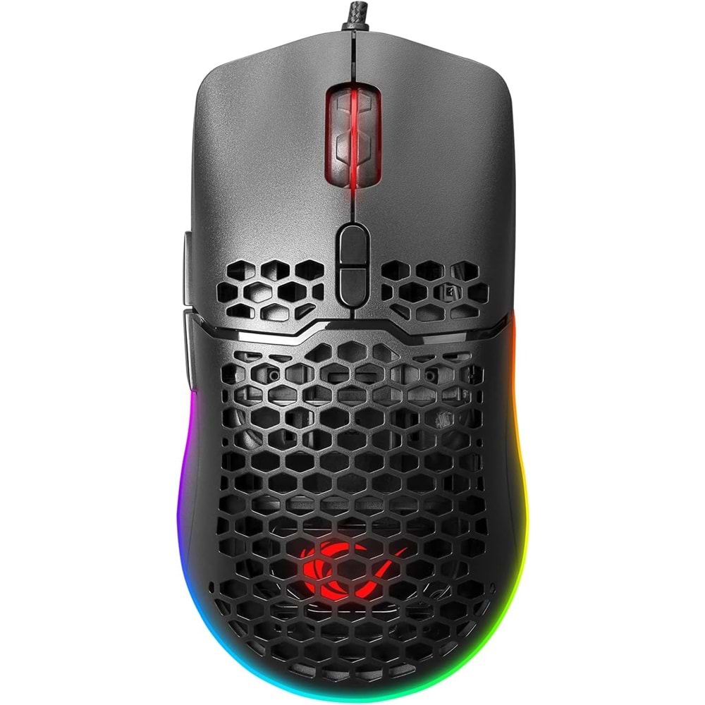 Rampage KM-R96 ELEMENTAL Q RGB Multmedia Klavye+7200dpi Mouse Gaming Set Siyah