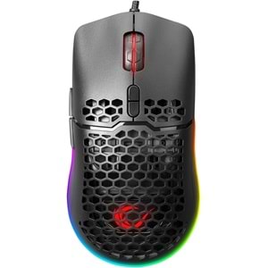 Rampage KM-R96 ELEMENTAL Q RGB Multmedia Klavye+7200dpi Mouse Gaming Set Siyah
