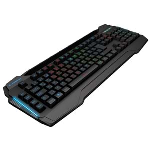 Rampage KB-R63 STAGE Sese Duyarlı RGB Q USB +Ses Mik Çıkışlı Siyah Oyuncu Klavye