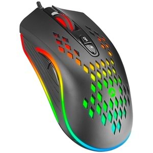 Everest SM-G07 METAFOR Usb 800/1600/3200/4800/6400dpi RGB Siyah Gaming Mouse