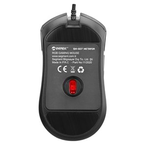 Everest SM-G07 METAFOR Usb 800/1600/3200/4800/6400dpi RGB Siyah Gaming Mouse