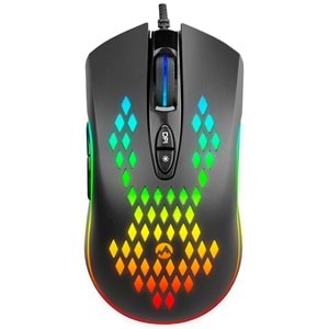 Everest SM-G07 METAFOR Usb 800/1600/3200/4800/6400dpi RGB Siyah Gaming Mouse