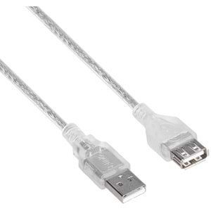 S-link SL-AF2003 Usb2.0 Şeffaf Uzatma Kablo (3m)