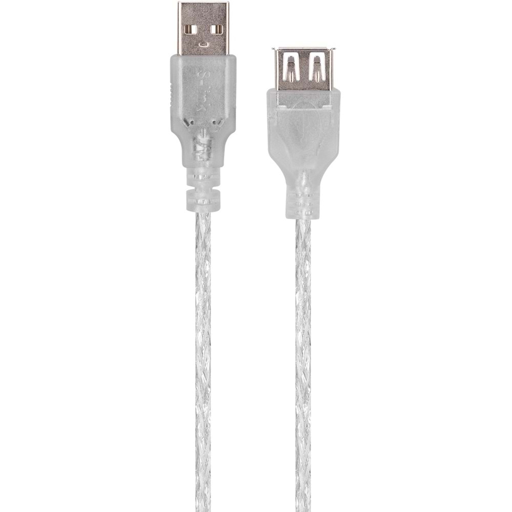 S-link SL-AF2005 Usb2.0 Şeffaf Uzatma Kablo (5m)