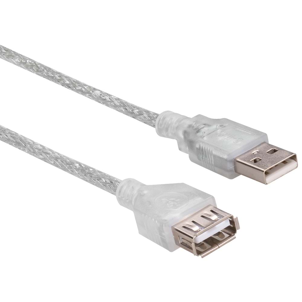 S-link SL-AF2005 Usb2.0 Şeffaf Uzatma Kablo (5m)