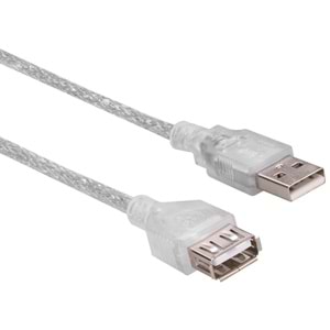 S-link SL-AF2005 Usb2.0 Şeffaf Uzatma Kablo (5m)