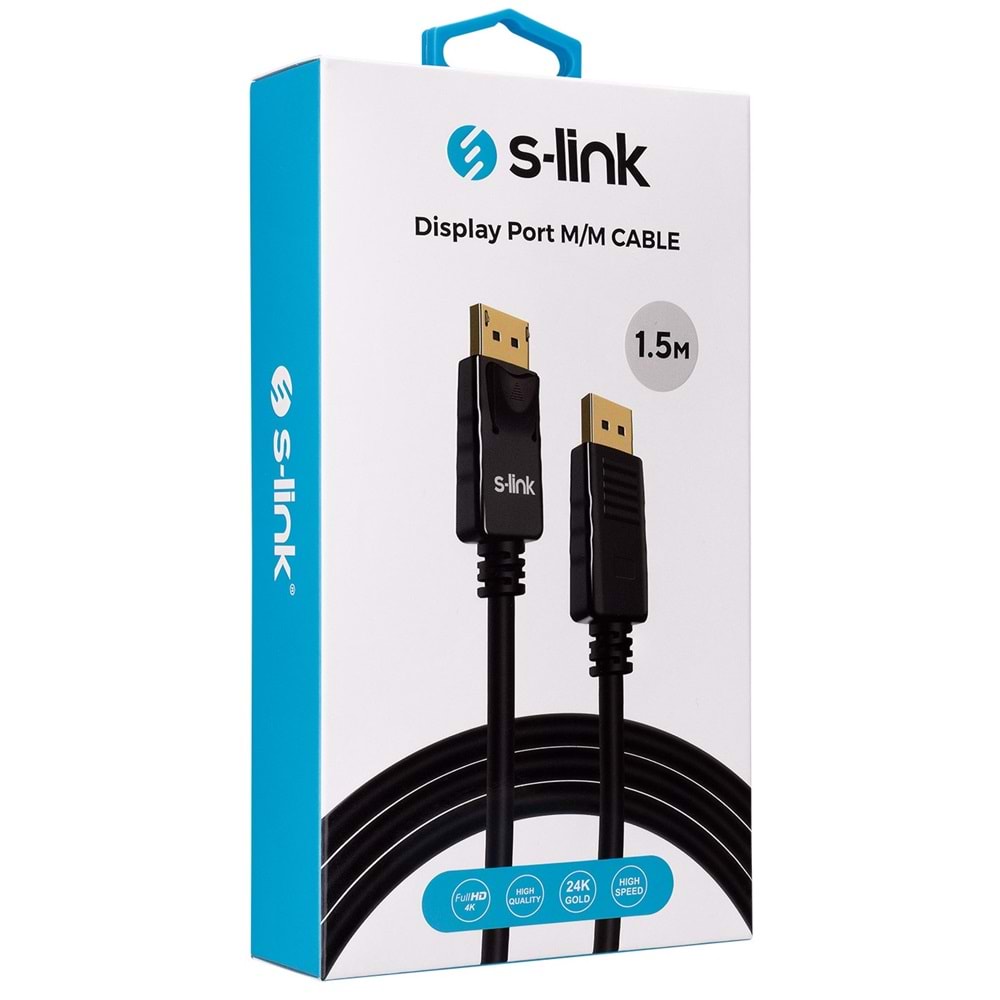 S-link SLX-460 4k-Display Port M/M 1.5m Kablo