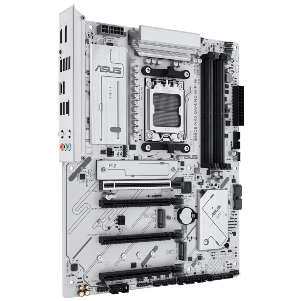 Asus B650E MAX GAMING WIFI W AMD B650 DDR5 M.2 DP/HDMI PCI 5.0 AM5 Anakart
