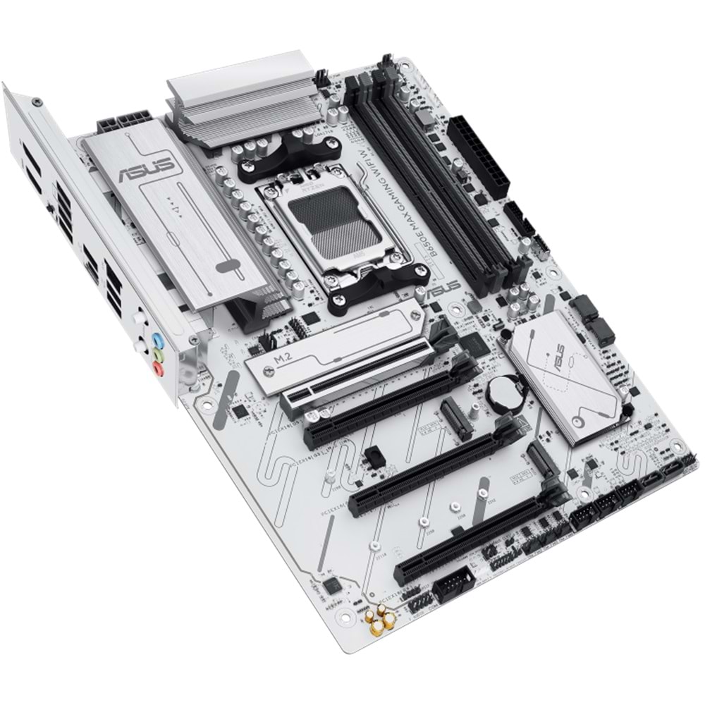 Asus B650E MAX GAMING WIFI W AMD B650 DDR5 M.2 DP/HDMI PCI 5.0 AM5 Anakart