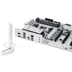 Asus B650E MAX GAMING WIFI W AMD B650 DDR5 M.2 DP/HDMI PCI 5.0 AM5 Anakart