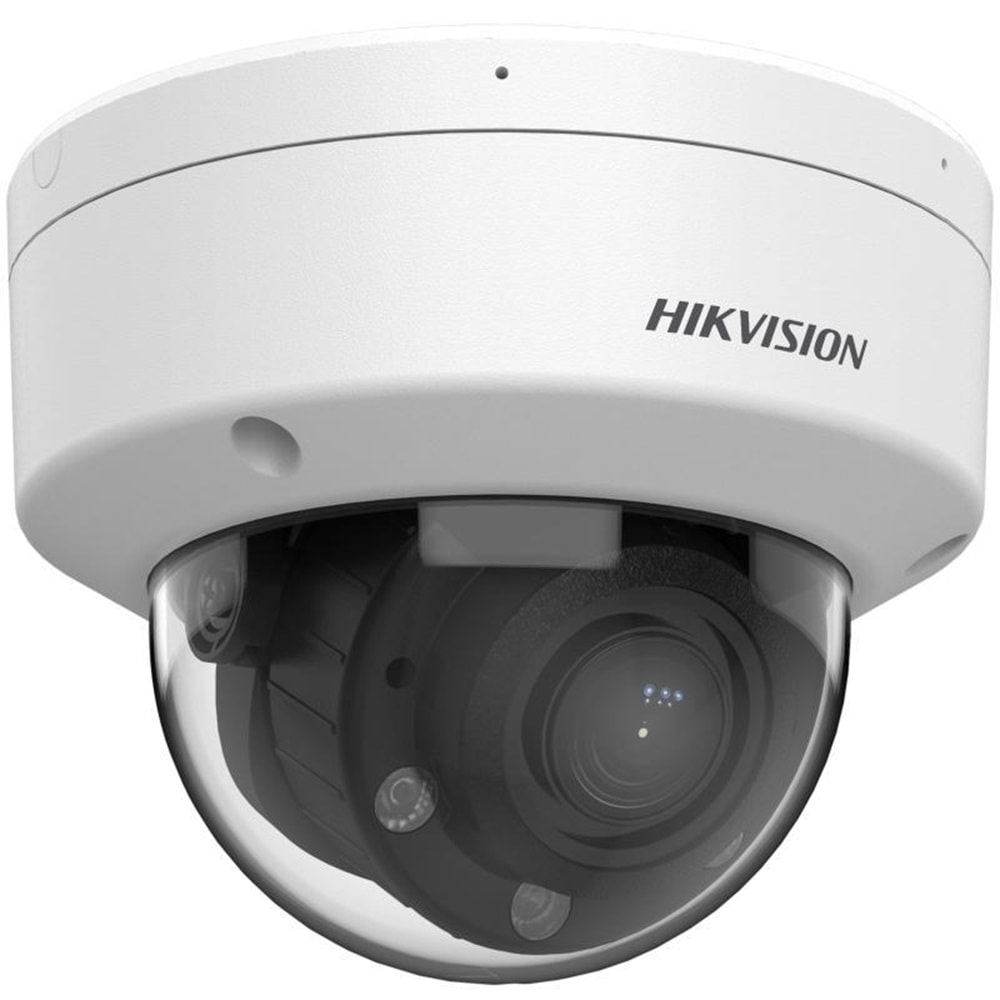 Hikvision DS-2CD1743G2-LIZSU 4MP 2.8-12m Mot. Akıllı Hibrit Işık Dome Dahili Mik