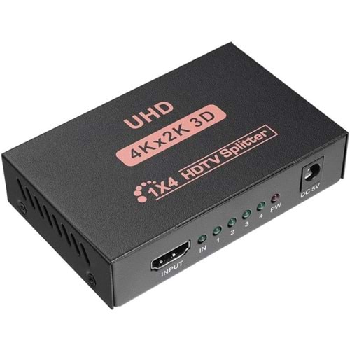 Hytech HY-LU4 4 Port 4K*2K HDMI Splitter