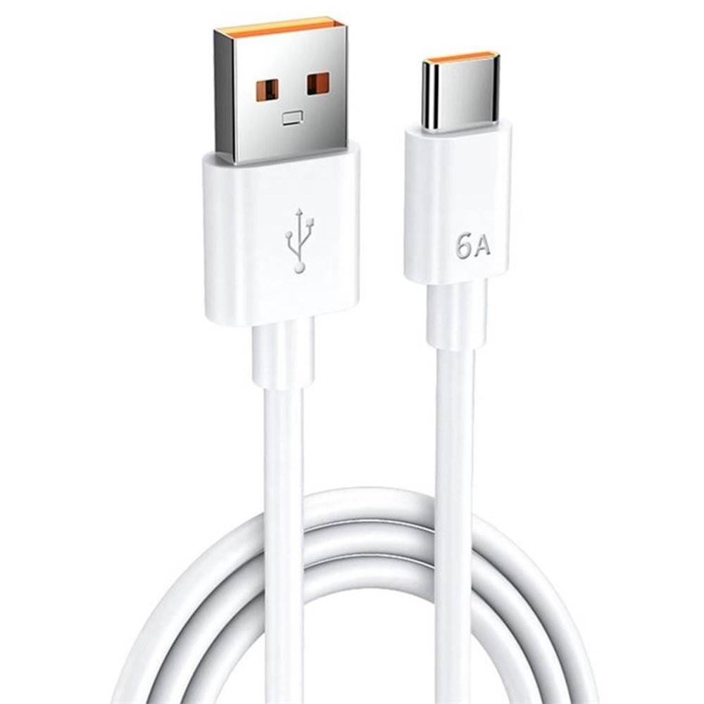 Sensei SNSDC-2M USB To Type-C 6A Data ve Şarj Kablosu (2m)